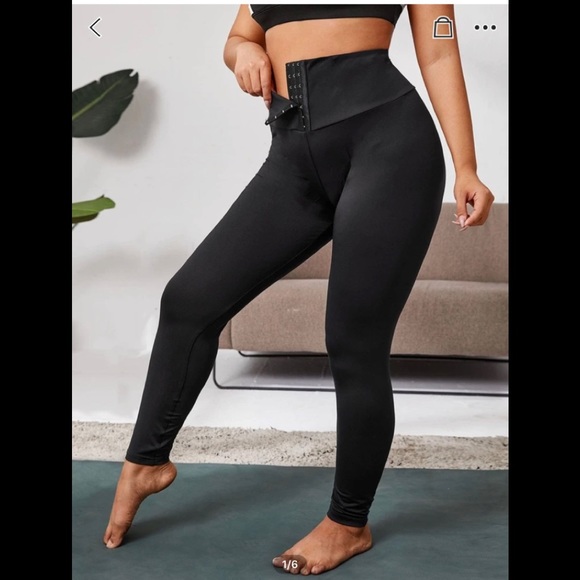 High waisted stretch pants - Picture 1 of 1